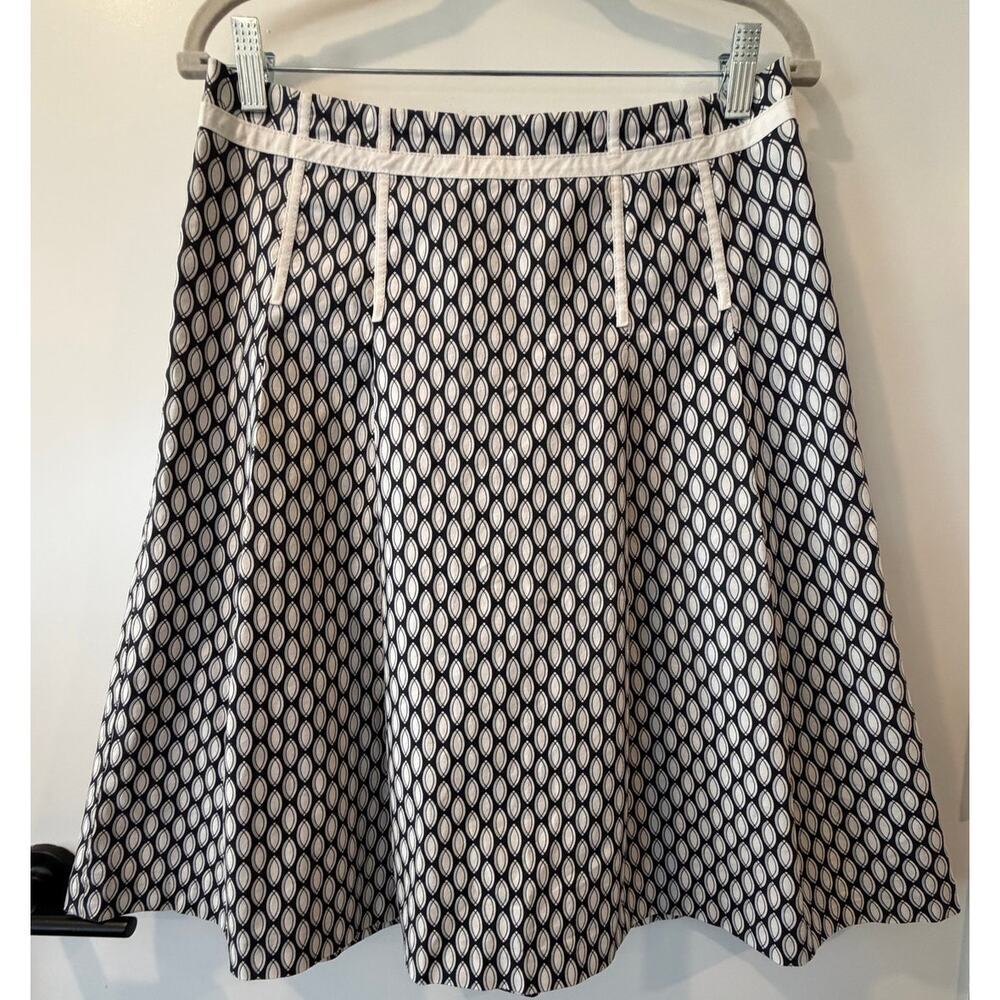 Vintage Inspired A-line Geometric Skirt Gap Stretch Womens Size 6